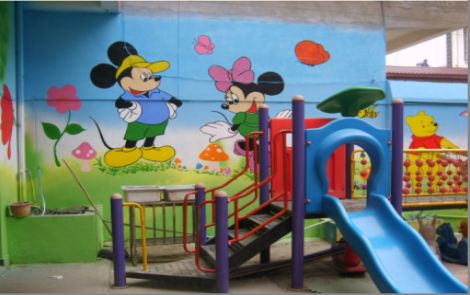 古蔺幼儿园室外彩绘
